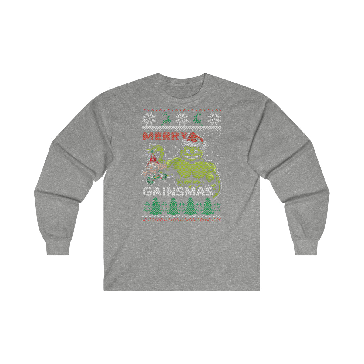 Gainsmas BullyGrinch Ultra Cotton Long Sleeve Tee