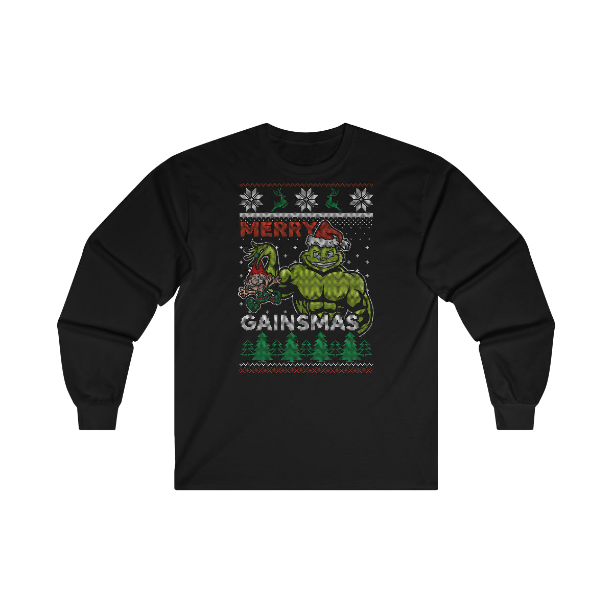 Gainsmas BullyGrinch Ultra Cotton Long Sleeve Tee